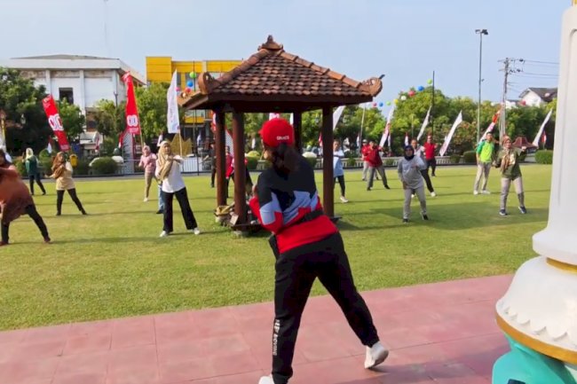 Senam Jumat Sehat di Pemkab Klaten
