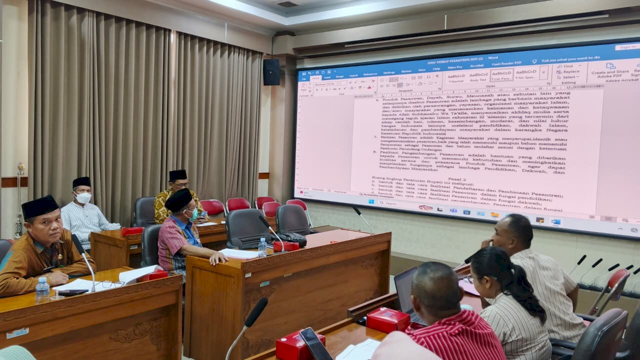 Rapat Teknis Penyusunan Peraturan Bupati Klaten tentang Fasilitasi Pengembangan Pesantren
