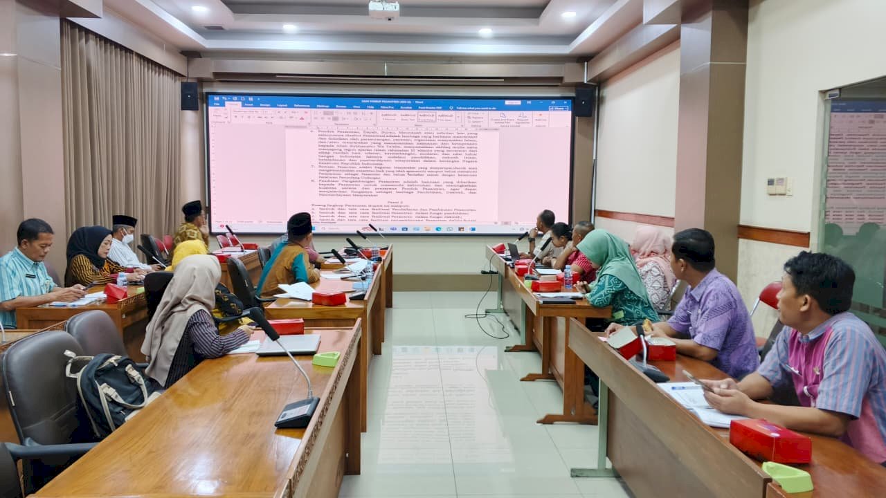 Rapat Teknis Penyusunan Peraturan Bupati Klaten tentang Fasilitasi Pengembangan Pesantren