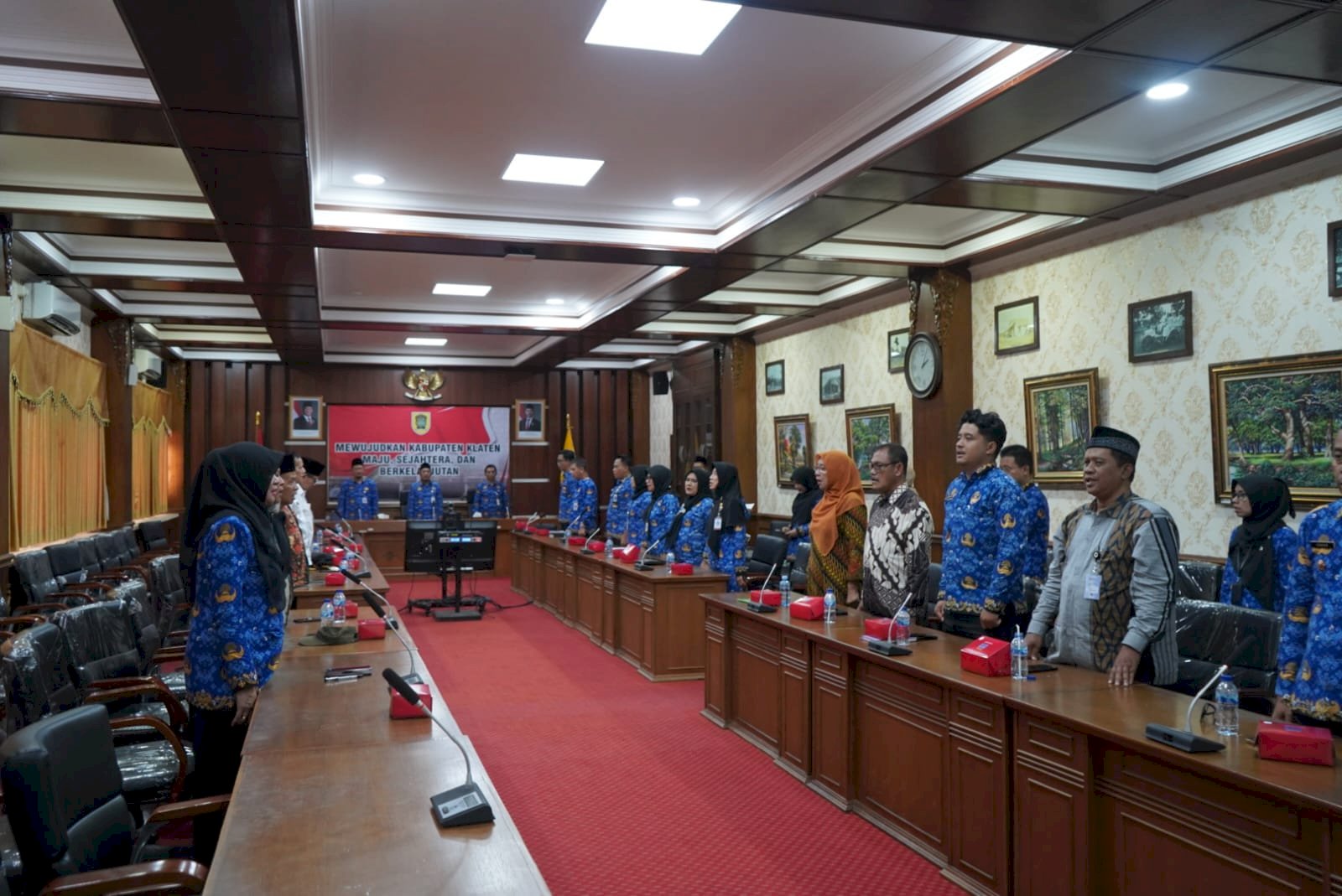 Koordinasi dan Penyerahan Simbolis Hibah Kabupaten Klaten Tahun 2025