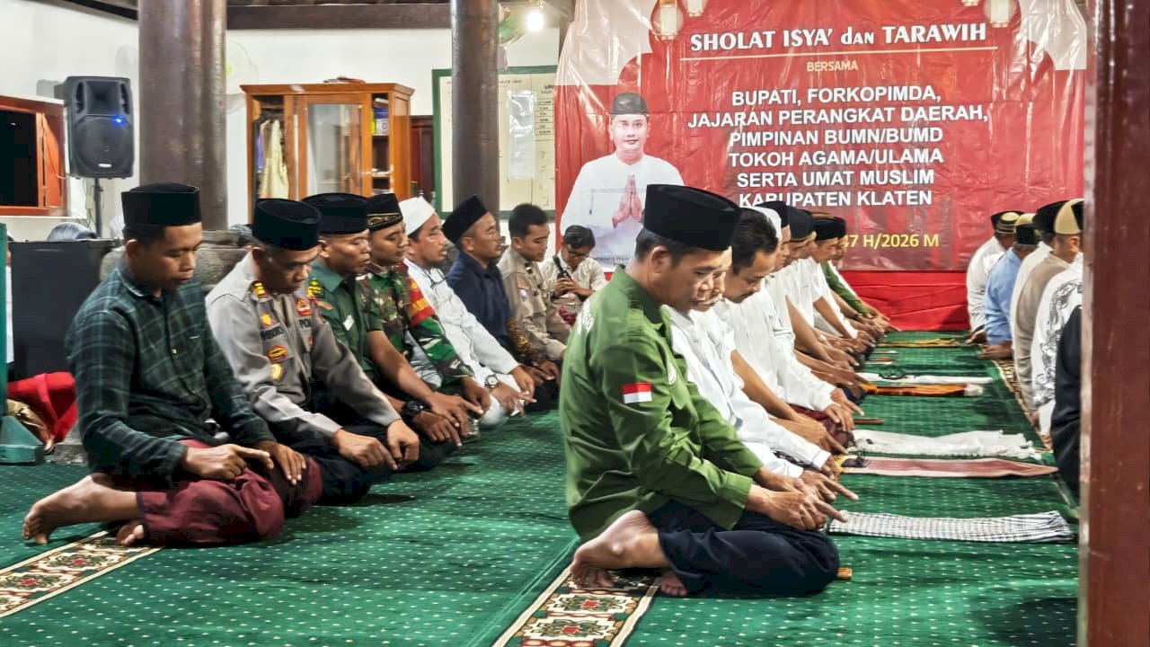 Tarawih Keliling DAPIL V Digelar di Masjid Sunan Pandanaran Bayat